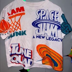 it’s from rue21 , it’s a limited edition space jam , and it’s a medium.